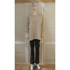 Afbeelding van Italy Moda - Dames Sweater - Khaki - Lange Mouwen