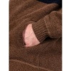 Afbeelding van D555 - Heath - Grote Maat Heren Trui - Navy - Khaki - Met Ritsje - Gevoerd