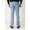 Afbeelding van Brams Paris - BRAM - Heren Stretch Spijkerbroek - Light Blue - Regular Fit