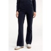 Afbeelding van Annuo Fashion - Dames Flair Stretch Pants / Broek - Navy - Naad Voor