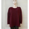 Afbeelding van Italy Moda - Uplng - Dames Sweater - Bordeaux - Tijgerprint