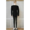Afbeelding van New Collection - Dames Shirt - Zwart - V-hals - Lange Mouwen