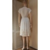 Afbeelding van Italy Moda - Jurk - Off-white - Gouden Motief