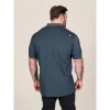 Afbeelding van D555 - Hargreaves - Plussize Polo - Melee Navy - Borstzakje