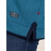 Afbeelding van D555 - Conway - Plussize Sweater - Petrol - Rits in kraag