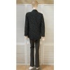Afbeelding van UNIQUE - Dames Blazer - Zwart - Glimmend Gebloemd