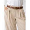Afbeelding van New Collection - Wide Leg Pantalon - Beige - Elastische Tailleband