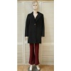 Afbeelding van Unique - New Collection - Dames Parka - Zwart - Boucle - Steekzakken