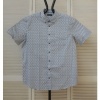 Afbeelding van Chris Cayne - Plussize OVERHEMD - Lichtblauw-Khaki-Zwart - Allover Print - Korte Mouwen