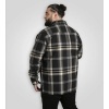 Afbeelding van D555 Falkirk - Heren Grote Maat Over Shirt - Zwart-Grijs Geblokt - Dik Flanel
