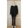Afbeelding van Italy Moda - Dames Sweater - Zwart - Lange Mouwen