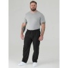 Afbeelding van D555 Rory - Heren Grote Maat Joggingbroek - Zwart