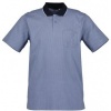 Afbeelding van Blue Seven - Polo - Lichtblauw - Allover print - Kort mouwen - Borstzakje