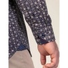 Afbeelding van D555 Boyle - Plussize Overhemd - Navy - Khaki Allover Print