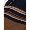 Afbeelding van D555 - Heath - Grote Maat Heren Trui - Navy - Khaki - Met Ritsje - Gevoerd