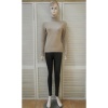 Afbeelding van Dix onze - Dames Pully - Shirt Met Col - Khaki