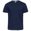 Afbeelding van D555 - SIGNATURE - Heren Plussize V-hals Shirt - Uni - Navy