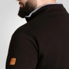 Afbeelding van D555 Russel - Heren Grote Maat Sweater - Zwart - Met Ritsje