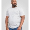 Afbeelding van D555 - SIGNATURE - Heren Plussize V-hals Shirt - Melee Grey