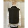 Afbeelding van Italy Moda - Dames Bodywarmer - Boucle - Donkerbruin