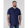 Afbeelding van D555 - SIGNATURE - Heren V-hals Shirt - Uni - Navy