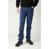 Afbeelding van Brams Paris - BRAM - Heren Stretch Spijkerbroek - Mid Blue - Regular Fit