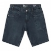 Afbeelding van Brams Paris - Nout - Heren Stretch Denim Short - Dark blue