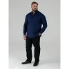 Afbeelding van D555 Richard - Plussize Overhemd - Uni Navy - Lange Mouwen