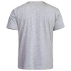 Afbeelding van D555 - SIGNATURE - Heren Plussize V-hals Shirt - Melee Grey