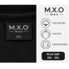 Afbeelding van M.X.O men - Plussize Pully - Zwart - Colletje