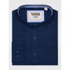 Afbeelding van D555 Richard - Plussize Overhemd - Uni Navy - Lange Mouwen