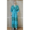 Afbeelding van ISG garment - Ibiza JURK - blauw aqua motief
