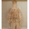 Afbeelding van Iz Naiz - Dames Ibiza Top - Sand / Taupe - Bohemian Style