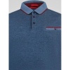Afbeelding van D555 - Hargreaves - Plussize Polo - Melee Navy - Borstzakje