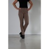 Afbeelding van New Star - Memphis - Dames Stretch Twill Broek - Taupe - Slim Fit - Hoog Model