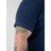 Afbeelding van D555 - COOPER - Heren Plussize T-Shirt - Navy melee- Print