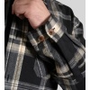 Afbeelding van D555 Falkirk - Heren Grote Maat Over Shirt - Zwart-Grijs Geblokt - Dik Flanel