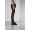Afbeelding van New Star NYON - Heren Printed Stretch Twill Broek - Bruin - Straight Leg