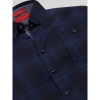 Afbeelding van D555 Higgins - Plussize Overhemd - Navy - Zwart - Geruit