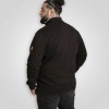 Afbeelding van D555 Russel - Heren Grote Maat Sweater - Zwart - Met Ritsje