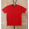 Afbeelding van Redfield - Heren Grote Maat V-hals Shirt - Rood - Korte Mouwen