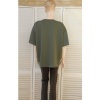 Afbeelding van Italy Moda - Dames Sweater - Army Groen - Korte Mouwen