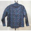 Afbeelding van Fortunato - Heren Plussize Overhemd - Zwart met Print