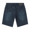 Afbeelding van Brams Paris - Nout - Heren Stretch Denim Short - Dark blue