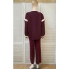 Afbeelding van Jooka - Dames Comphy Pak - Lounge Pak - Huispak - Bordeaux - Compleet