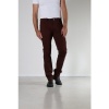 Afbeelding van New Star NYON - Heren Printed Stretch Twill Broek - Bordeaux - Straight Leg