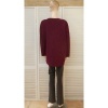 Afbeelding van Italy Moda - Uplng - Dames Sweater - Bordeaux - Tijgerprint