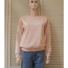 Afbeelding van Reena Winschoten - Dames Sweater - Lichtroze - Steekzakken - Boord Onderzijde