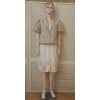 Afbeelding van OLM51 - Dames Blazer - Beige - Pofmouwtjes