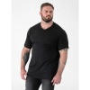 Afbeelding van D555 - SIGNATURE - Heren V-hals Shirt - Uni - Zwart